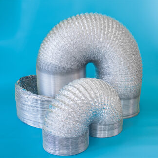 Ống nhôm bạc mềm không cách nhiệt cho hệ thống thiết bị quạt hút mùi